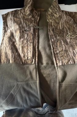 Drake Hunting Vest Camo Fleece