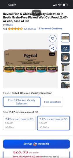Reveal Fish & Chicken Variety Selections  ( 30 cans )