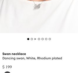 Swavorski Swan Necklace