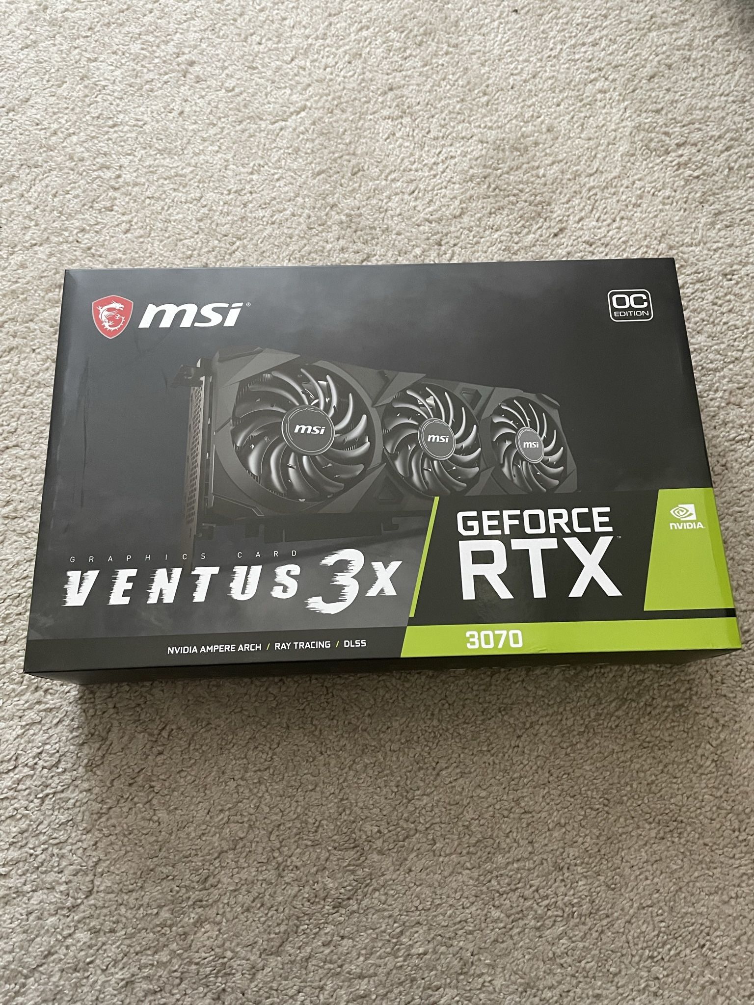 MSI VENTUS 3X Rtx 3070 Non LHR FHR