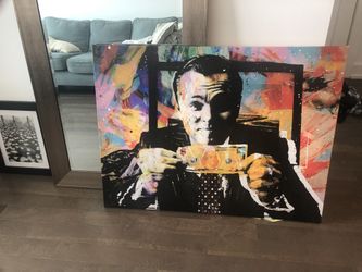 Wolf of Wall Street Canvas Painting (defunct Item via ikonick) | 30x40 size