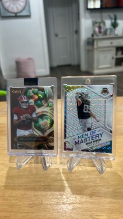 Fernando Mendoza 1/5 Jersey Match Rookie & Brock Bowers Men Of Mastery SSP 7/25 White Mosaic