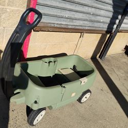 2 Seat Step 2 Wagon With Door And Cup Holders 