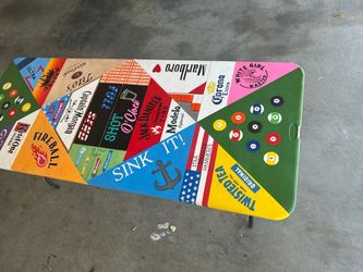 Customizable Hand-Painted beer pong table