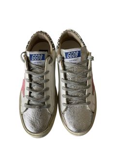 Golden Goose Hi Star Sneakers with Leopard Detail Size:39