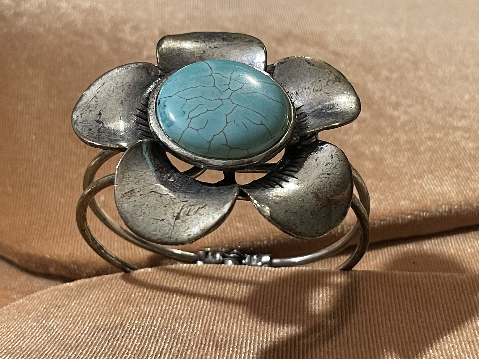 One Of A Kind Turquoise Style Cuff Bracelet
