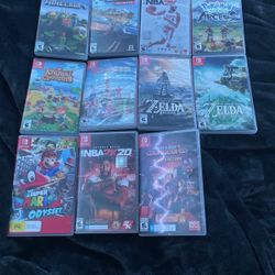 11 Nintendo Games, Big Lot, Read Description, Not Firm On Price