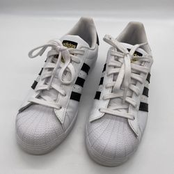Adidas Unisex Youth Superstar FU7712 White Running Shoes Sneakers – Size 6