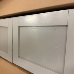Kitchen Wall Cabinet 30x12 In Sterling Gray