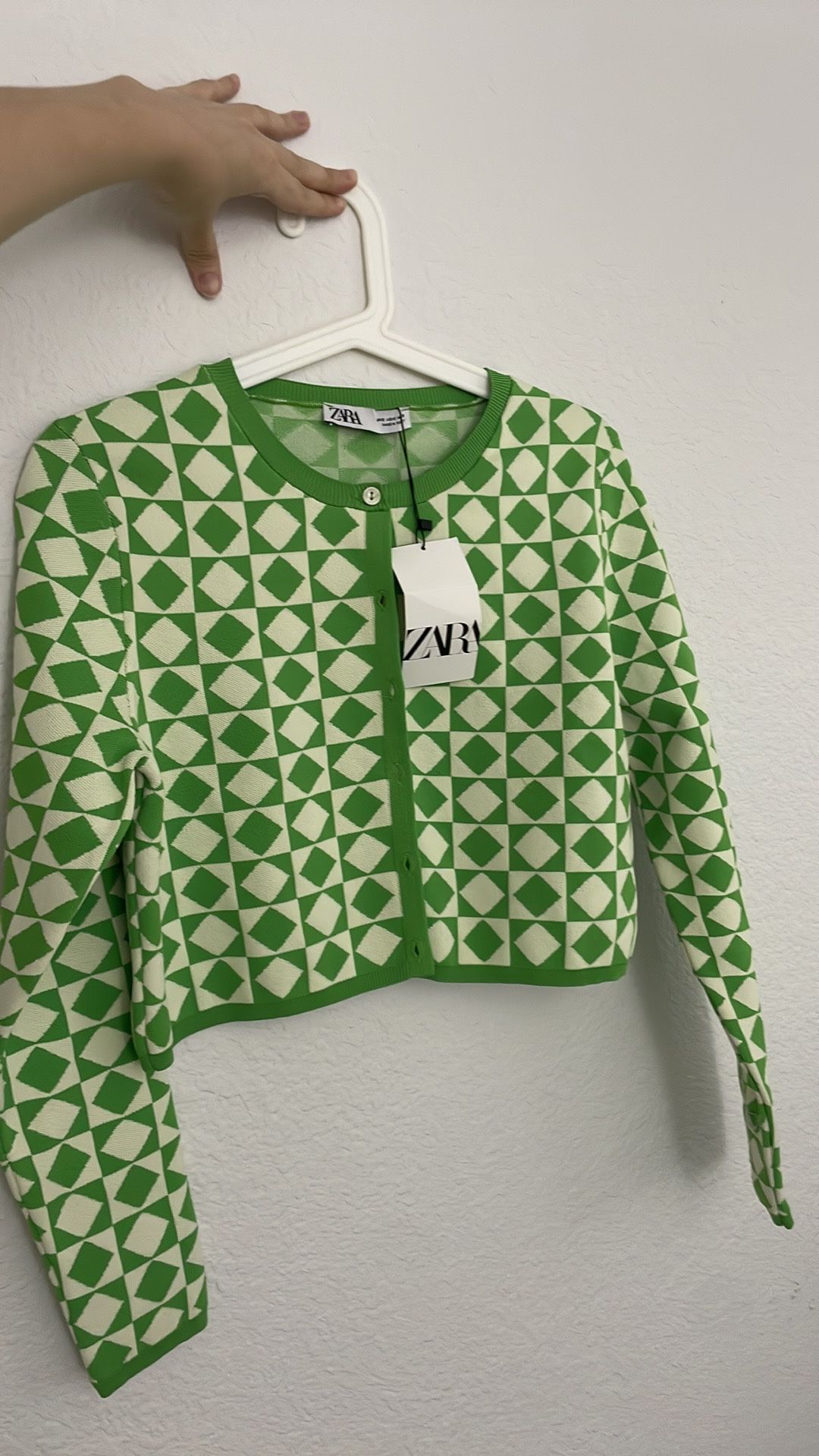 Zara Crop Cardigan - New With Tag