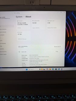 Gaming laptop