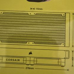 CORSAIR 240mm liquid CPU Cooler