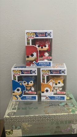 8bit sonic the hedgehog funko pops