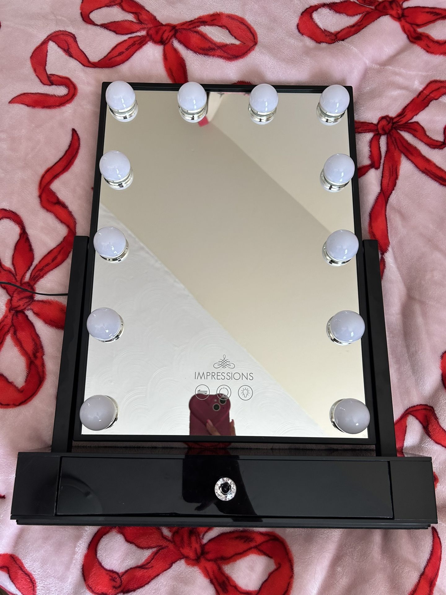 Impressions Makeup Mirror With Drawer
