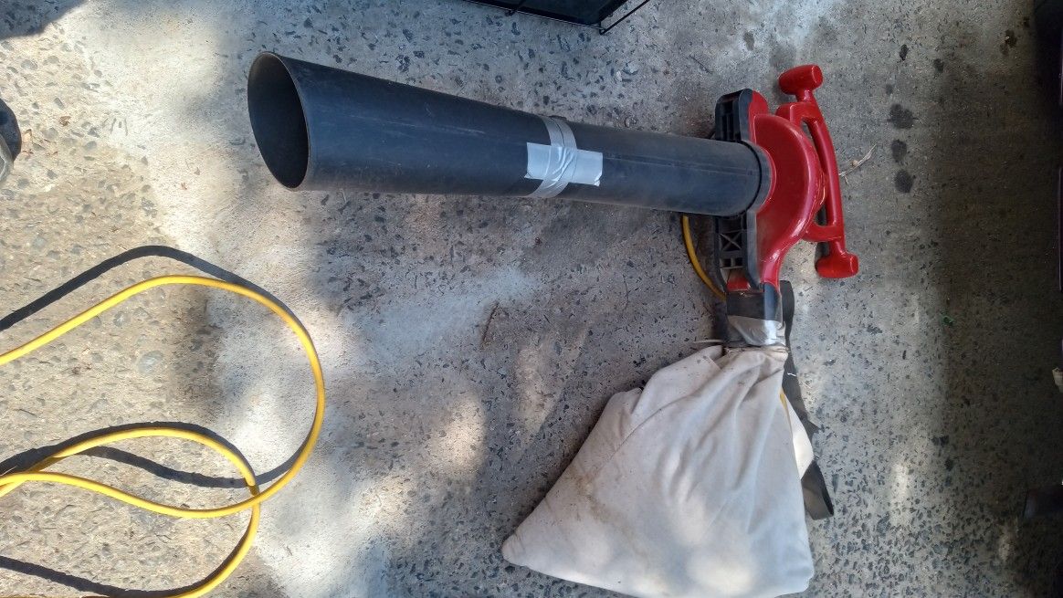 Yard Vacuum Converted To Be A Vacuum Only