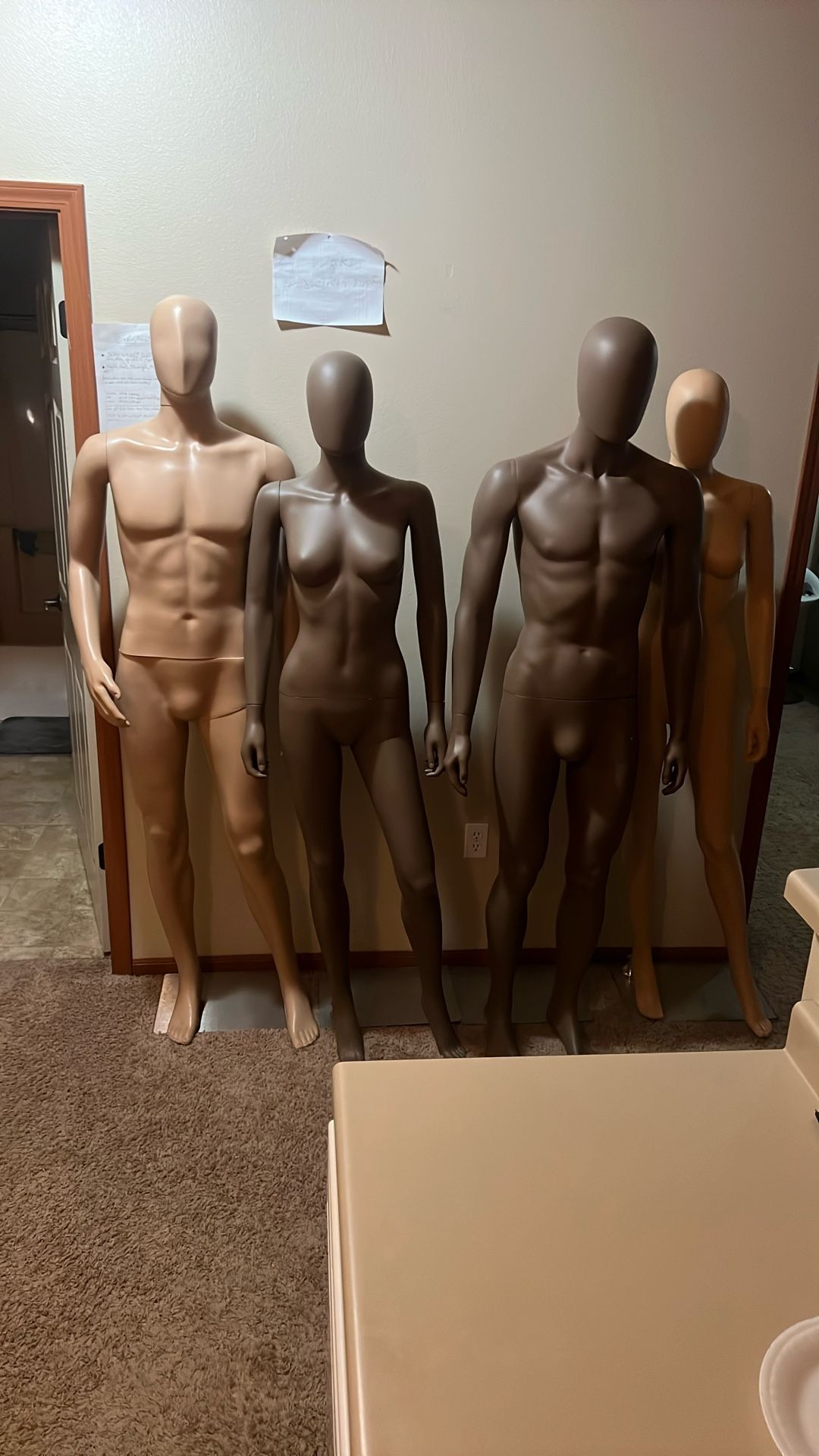 Different Mannequins Skin Tones For Sale