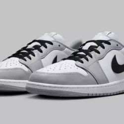 Nike Air Jordan 1 Retro Low OG Barons Wolf Grey Black 