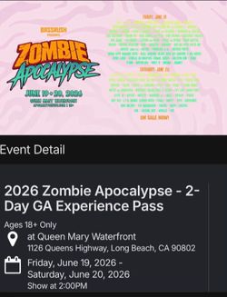 Zombie Apocalypse 2026 GA