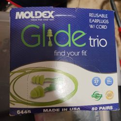 Glide Trio Reusable Earplugs 50 Pairs
