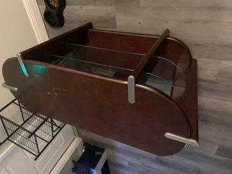 Brown TV stand