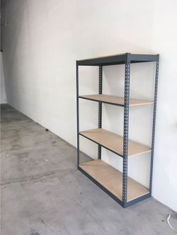 Industrial Racks 48 in W x 18 in D Used 4 Tier Storage Shelving Delivery Available