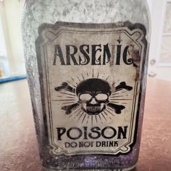 Arsenic Poison Glass Bottle 