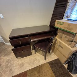 Wood Desk $200