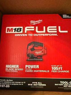 MILWAUKEEM18 FUEL 18-Volt Lithium-Ion Brushless Cordless Jig Saw