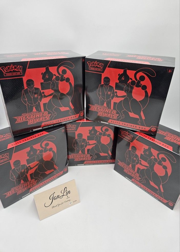 Pokemon Destined Rivals ETB Sealed.