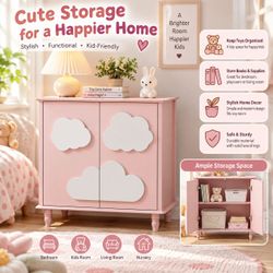 Cute Kids Storage Cabinet 🌸
Perfect for Toys, Books & Nursery
ONLY $39