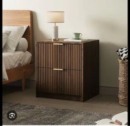 Walnut nightstand