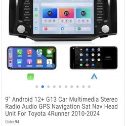 9” Android Car Stereo W/Carplay