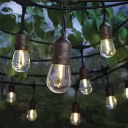 24-Light 48 ft. Plug-in Indoor/Outdoor Patio String Light