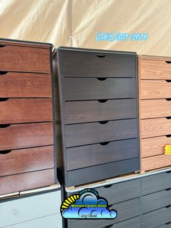 Brown Kathy five drawer dresser new chest mueble Comoda