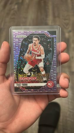 Trae Young Monopoly # 27/50 Basketball Card