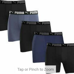 Puma Men's Boxer Briefs 5 Piece Pack