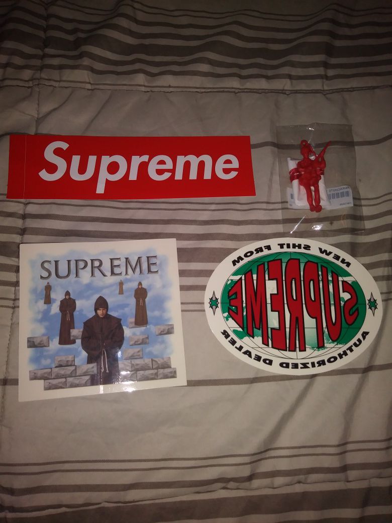 Supreme Stickers & Parachute Toy