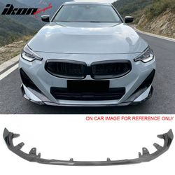 Fits 2022-2026 BMW G42 230i M240i M Performance Front Bumper Lip Carbon Fiber Print
