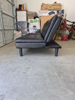Futon with cupholder and USB