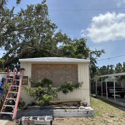 Mobile Home For Sale Light Hurricane Damage Started Repairs