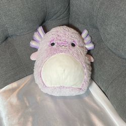 FuzzAMallows Purple Axolotl Plush by Kellytoy 12” Lavender Plush Toy
