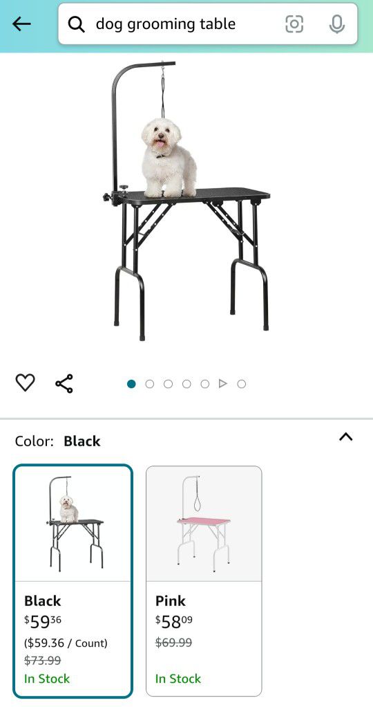 Portable Dog Grooming Table