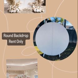 Round Backdrop