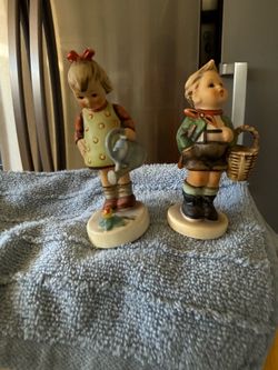 HUMMEL FIGURINES BOY AND GIRL SET
