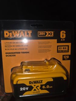DEWALT 20V MAX XR 6.0Ah Battery – NEW SEALED