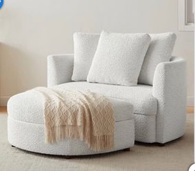 Sofa with ottoman