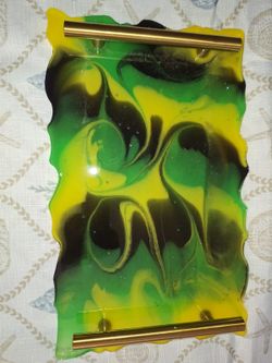 Resin tray/Perfume holder.