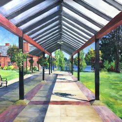 Luther Burbank Park large wall art painting