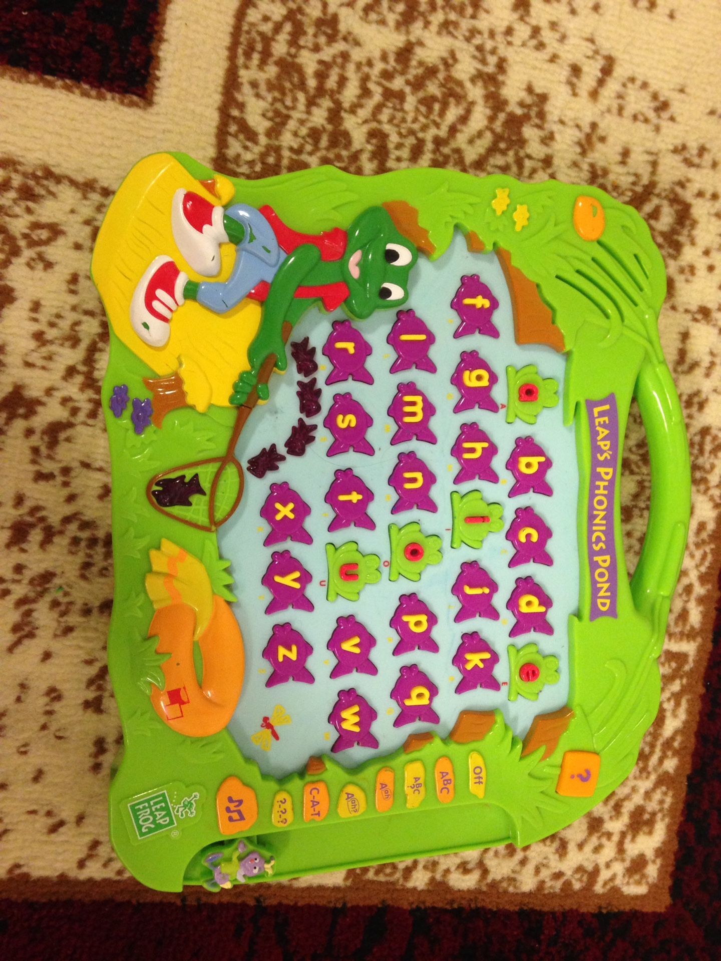 Educational abc letter toy