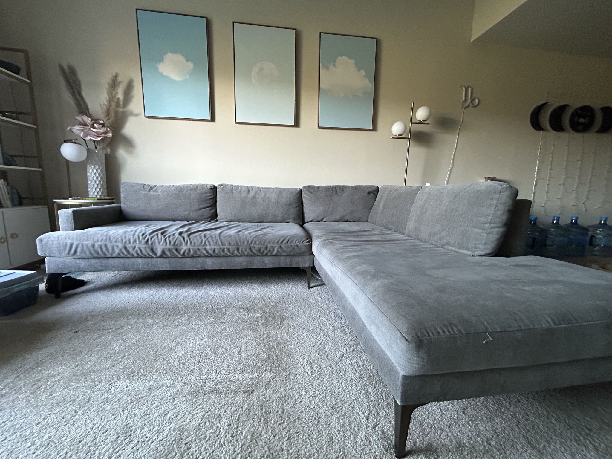 West Elm sofa